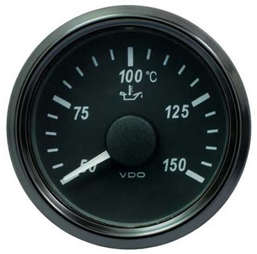 VDO SingleViu Oil Temperature Gauge 150C